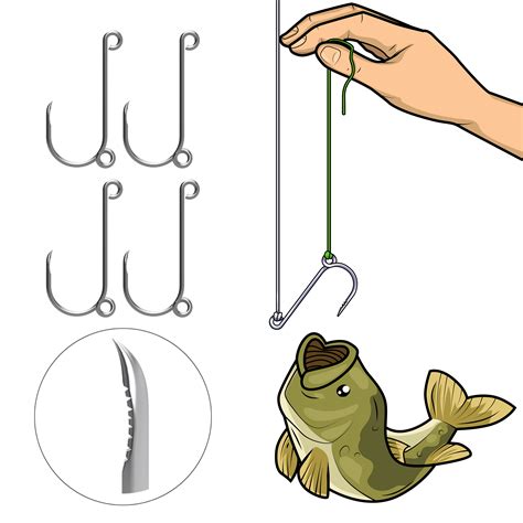 No Touch Easy Catch & Release Rig Fishing Hooks | Stainless Steel | Grip Tip | Semi Barbless ...