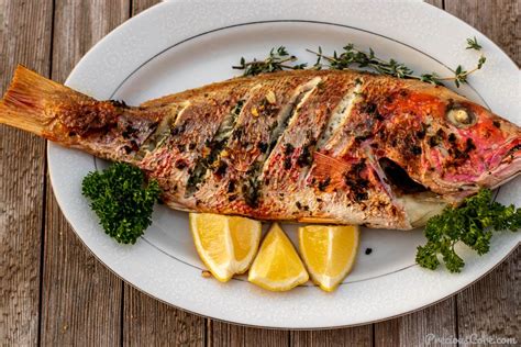 Grilled Whole Red Snapper (Oven Grilled) | Precious Core