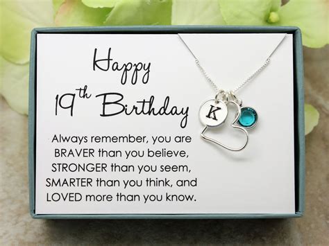 19th birthday Gift Sterling silver necklace with initial | Etsy in 2021 | Handmade birthday ...