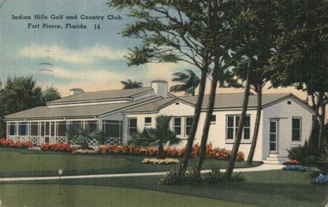 Indian Hills Golf and Country Club Fort Pierce, FL Postcard