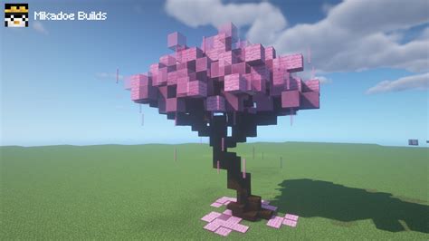 A small Sakura / Cherry Blossom Tree that I made :) : r/Minecraftbuilds