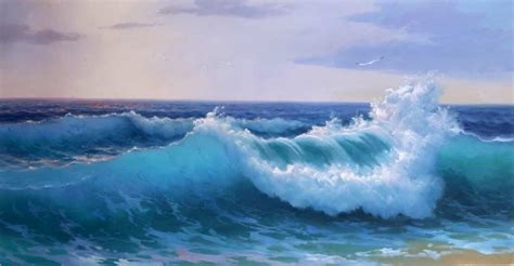 Waves Painting Beautiful Sea Waves Paintings for Sale