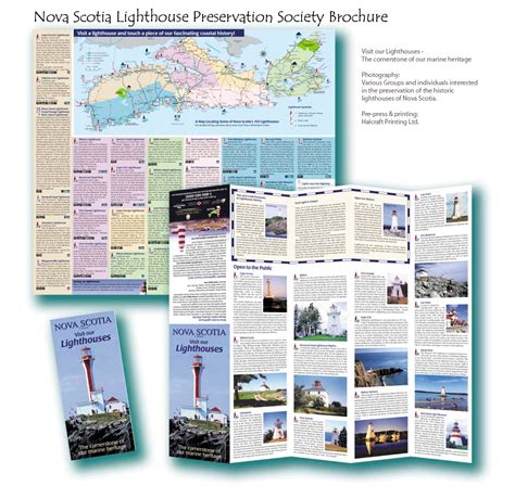 Nova Scotia Lighthouses Brochure – Tanya Cochkanoff, Graphic Design