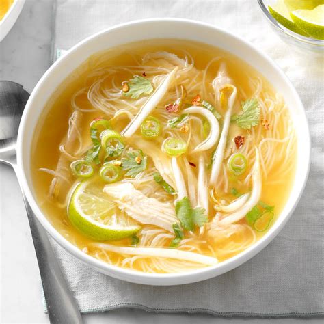 Thai Chicken Noodle Soup Recipe | Taste of Home