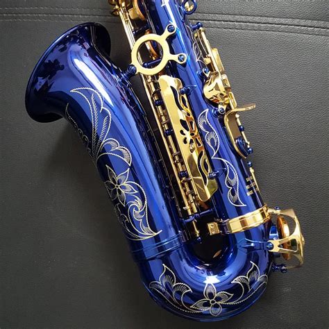 High Quality alto saxophone E flat XAS 500 blue saxophone and brass ...