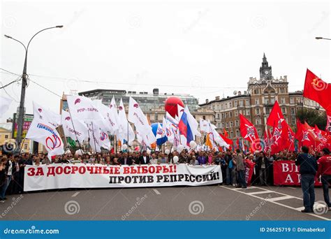 Russia Opposition editorial stock image. Image of peaceful - 26625719