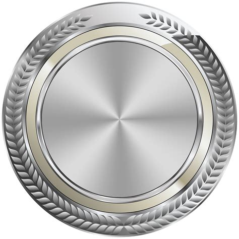 Silver Seal Badge Template Transparent Image | Gallery Yopriceville ...