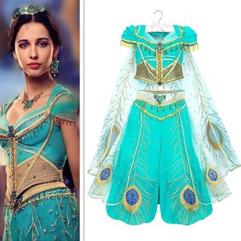 2019 New Movie Aladdin Jasmine Princess Cosplay Costume For Adult Women ...