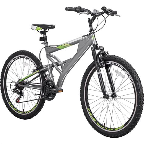 New Merax 26 Inch Mountain Bike with Full Suspension 21-Speed Aluminum Frame Bicycle ...