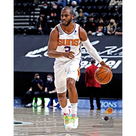 Chris Paul Phoenix Suns Unsigned Dribbling Photograph