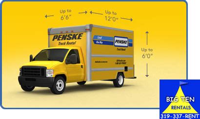 12 foot Penske truck