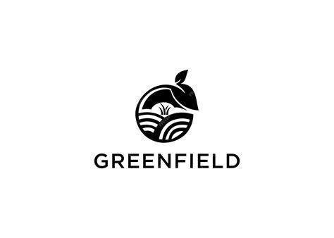 Premium Vector | Greenfield logo design vector illustration