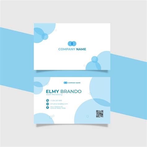 Premium Vector | Modern business card template with logo placement ...