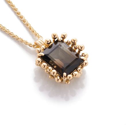 Brown Tourmaline Pendant | Yen Jewellery