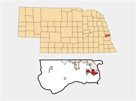 Offutt Air Force Base - Geographic Facts & Maps - MapSof.net