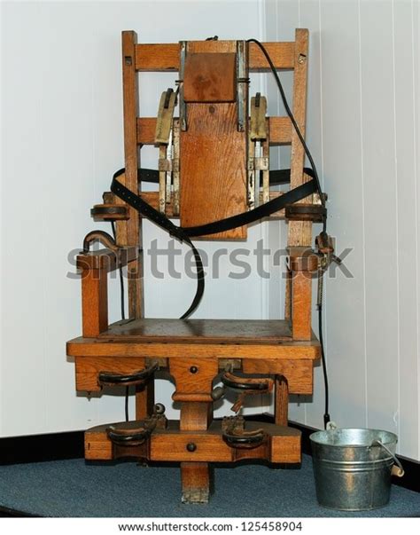 Electric Chair Old Sparky Used Electrocution Stock Photo (Edit Now) 125458904