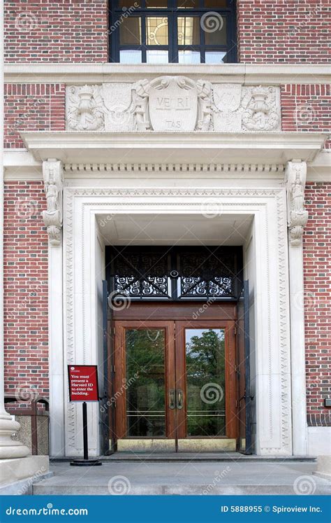 Harvard University Library Entrance Stock Image - Image of door, cambridge: 5888955