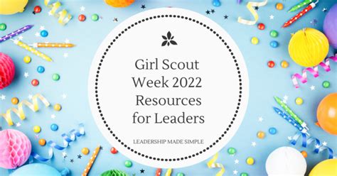 Girl Scout Week activities | Troop Leader