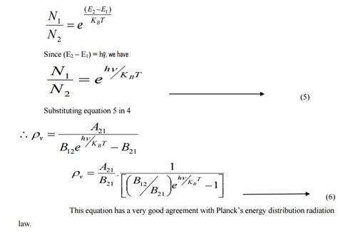 Principle of Spontaneous and Stimulated emission - Einstein’s Quantum theory of radiation