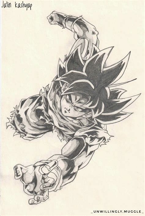 awesomebuu: Dragon Ball Z Drawings In Pencil / Goku S Ultra Instinct Pencil Drawing By Me Dbz ...