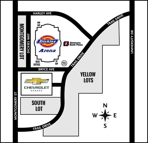 Directions and Parking - Dickies Arena