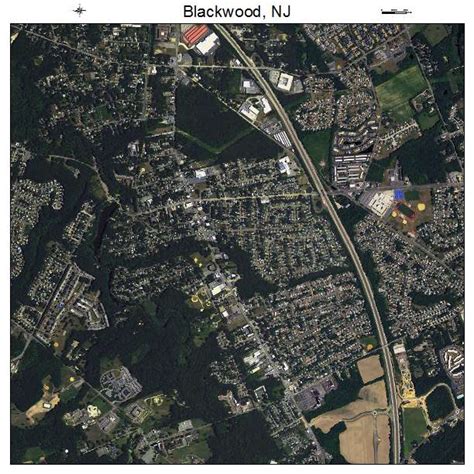 Aerial Photography Map of Blackwood, NJ New Jersey