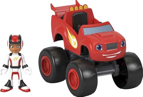 Amazon.com: Fisher-Price Blaze and The Monster Machines Toy Truck & Figure Set, Blaze & AJ ...