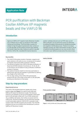 PCR clean-up protocol with magnetic beads | INTEGRA