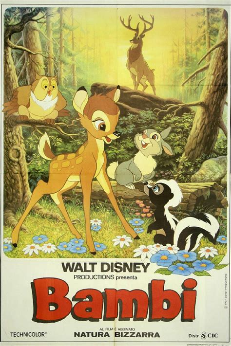 Vintage Classic Movie Poster Print Walt Disney's BAMBI | Disney s, Movie and Vintage