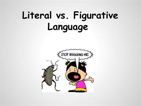 Figurative Vs Literal Language Worksheet