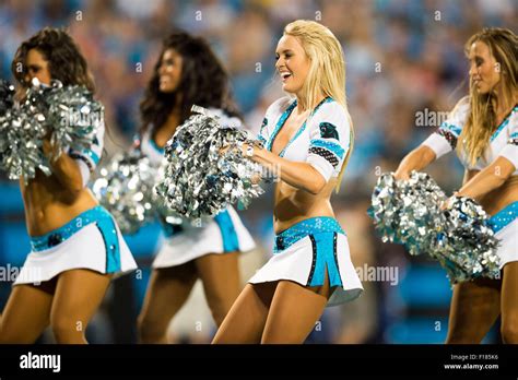 Carolina Panthers cheerleaders during the NFL preseason football game ...