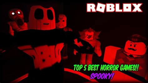 (SCARY!) TOP 5 BEST HORROR GAMES ON ROBLOX 2018!! | Good horror games, Horror game, Best horrors