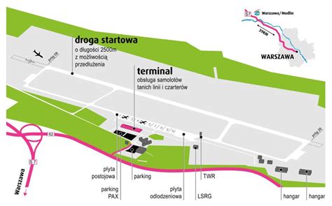 Warsaw Airport Map