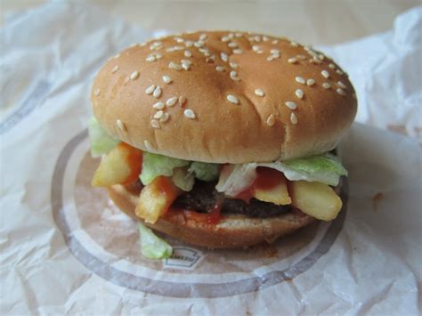 Review: Burger King - French Fry Burger | Brand Eating