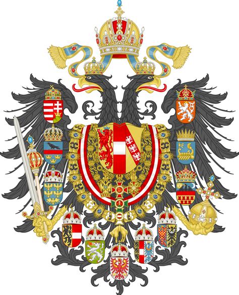 Coat of Arms of Austria-Hungary (My favorite coat of arms) : r/heraldry