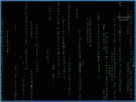 The matrix code animated screensaver - Download free