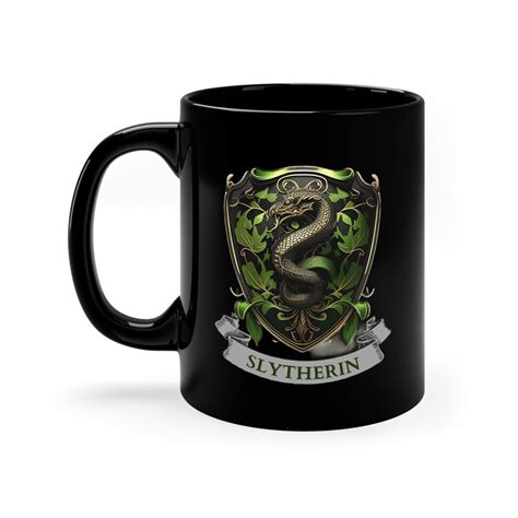 Slytherin House Crest Mug Redesigned for Ambitious Serpents - Etsy