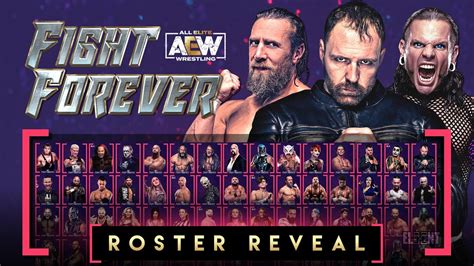 AEW Fight Forever All Roster Members