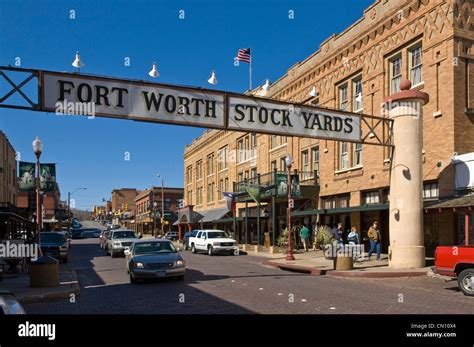 Fort Worth Stockyards Historic District, Fort Worth, Texas, USA Stock Photo - Alamy