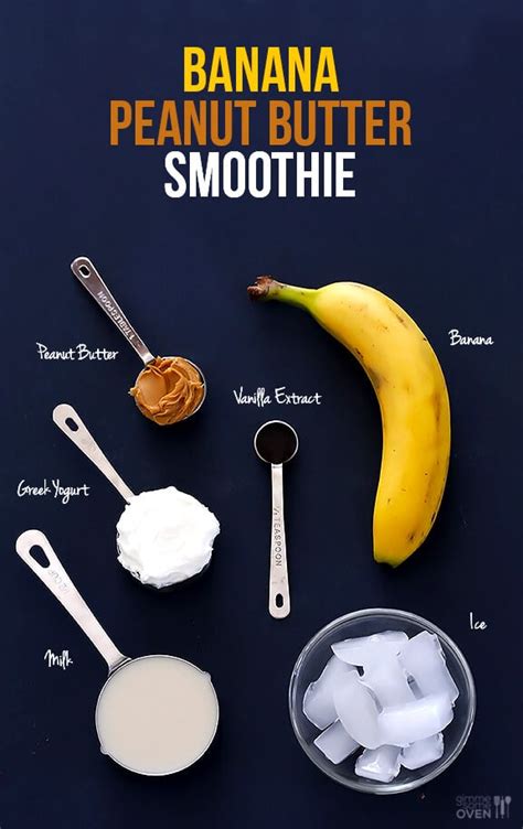 Peanut Butter Banana Smoothie | Gimme Some Oven