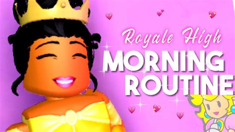 A Princess Morning Routine | Royale High - YouTube