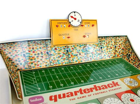 SALE PRICE. Vintage Tin Football Game. Tudor Magnetic Quarterback | Vintage board games, Vintage ...