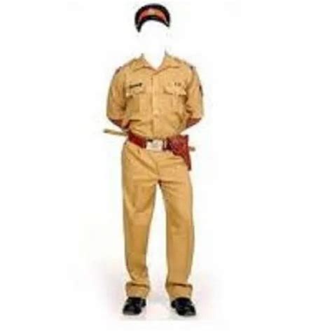 Polyester S-xxl Indian Police Uniform at best price in Panchkula | ID: 20535545433