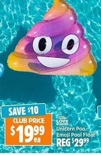 Unicorn Poo Emoji Pool Float Offer at Anaconda - 1Catalogue.com.au