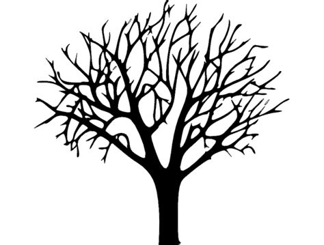 Bare Tree dxf File Free Download - 3axis.co