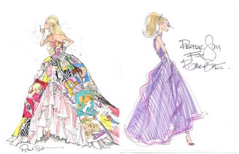 Barbie Fashion Illustrations for NY Fashion Show