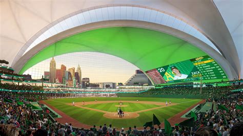 Oakland Athletics' release of new Las Vegas stadium renderings met with ...