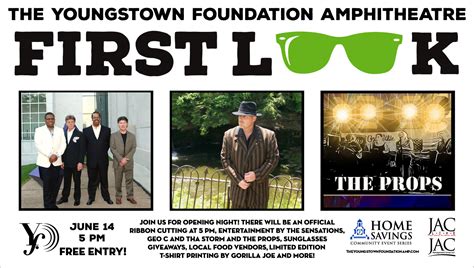 THE YOUNGSTOWN FOUNDATION AMPHITHEATRE “FIRST LOOK” - The Youngstown ...