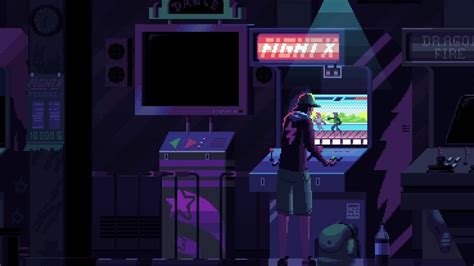 Arcade Gamer Pixel Live Wallpaper - WallpaperWaifu