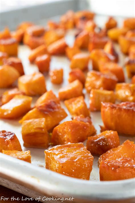 Maple Roasted Sweet Potatoes | For the Love of Cooking